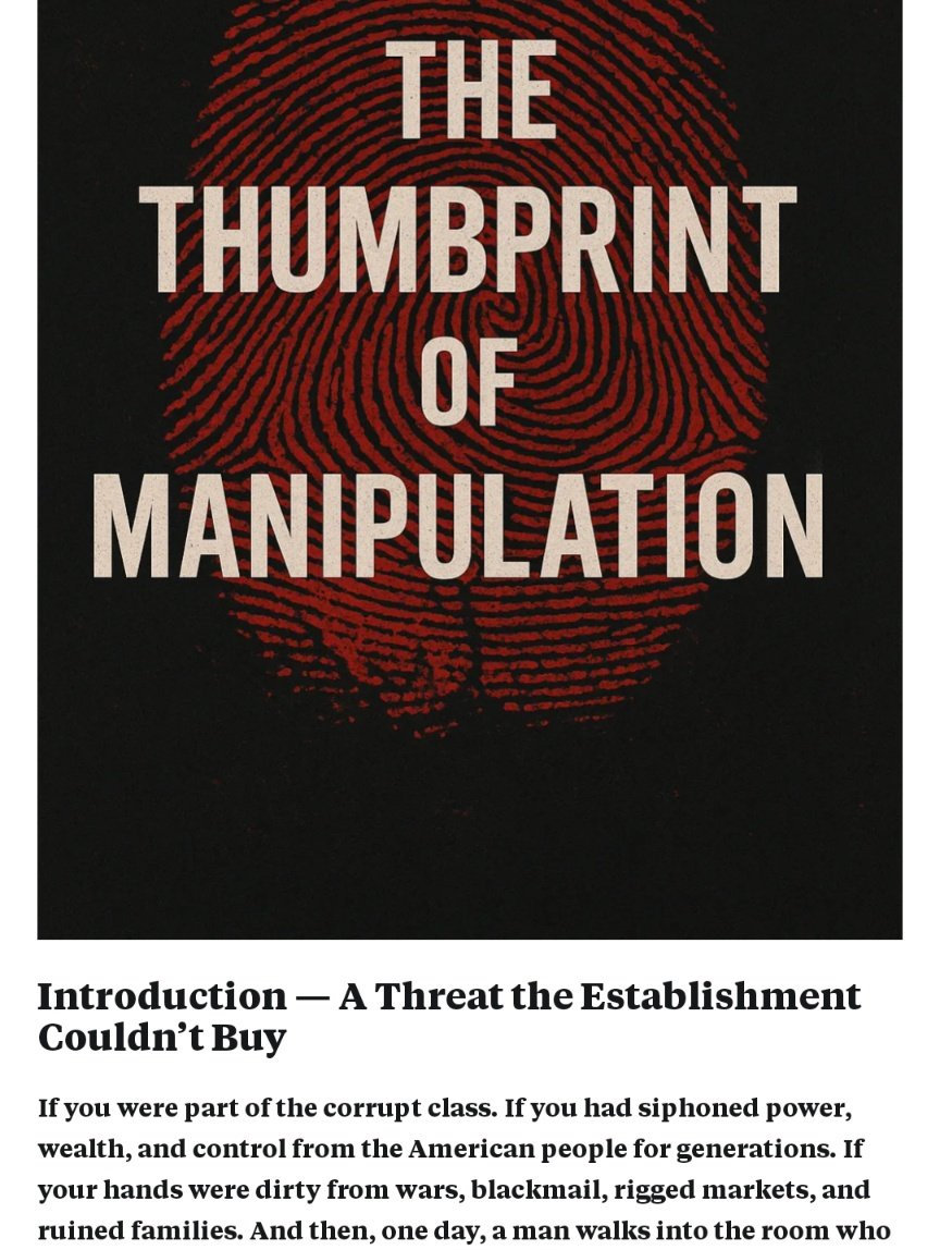 Who is the pipe bomber?? 
Let me find out the internal .... I'll get back. 
This is interesting guys 😎 
Read 
17sog.substack.com/p/the-blueprin…