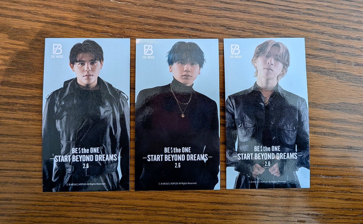 BE:the ONE -START BEYOND DREAMS- BE:FIRST ムビチケ特典ステッカー