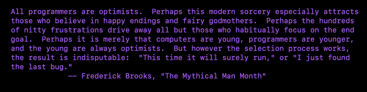 askapache's tweet image. Nice fortune today by that great old Book en.wikipedia.org/wiki/The_Mythi… #programmers