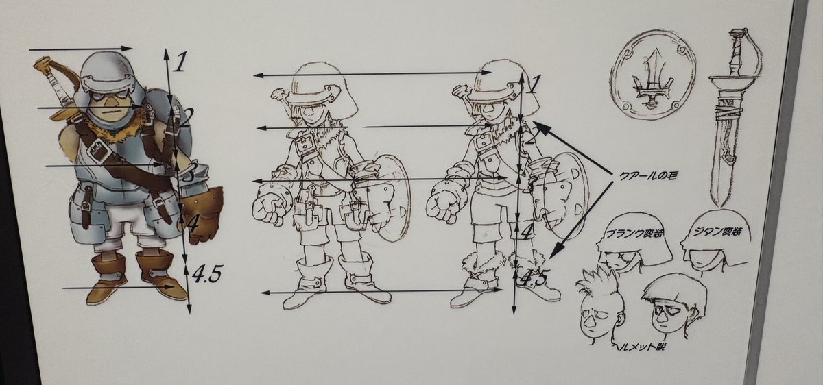sssummo's tweet photo. 天野さんの美麗イラスト、開発資料、各設定メモなど盛りだくさんで、見てる時間が幸せすぎた☺️
細かいメモまでゆっくり読み込みました！
ゲーム周回しても気付いてなかった要素の発見もあり、、🤭
東京まで遠征した甲斐あった！
グッズ買い込んでしまいました☺️
 #FF9展に行ってきました https://t.co/tgHc0Sm1j0