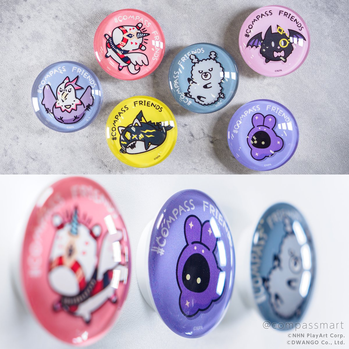 キャラクターグッズセット（缶バッジ・アクリル等）コンパス13