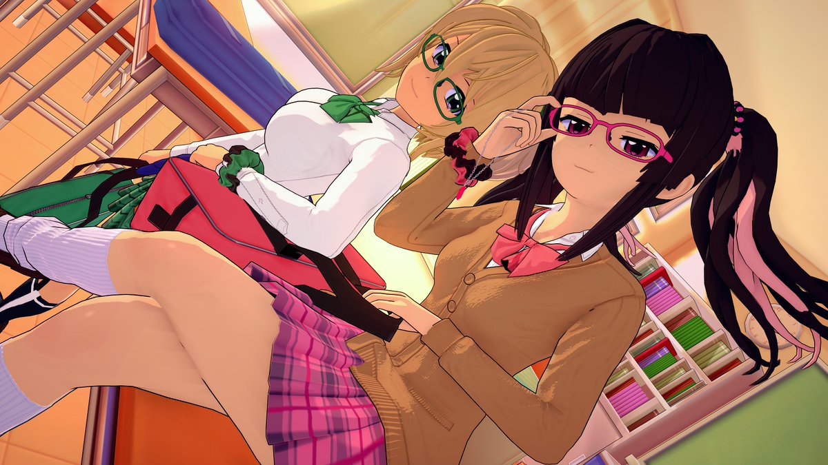 After seeing the recent Pop Up store designs, I thought I'd make use of the gyaru Kiri-chan and Shirabe uniforms. :)
#SYMPHOGEAR #シンフォギア #symphogearxd #コイカツ #koikatsu #KoikatsuParty