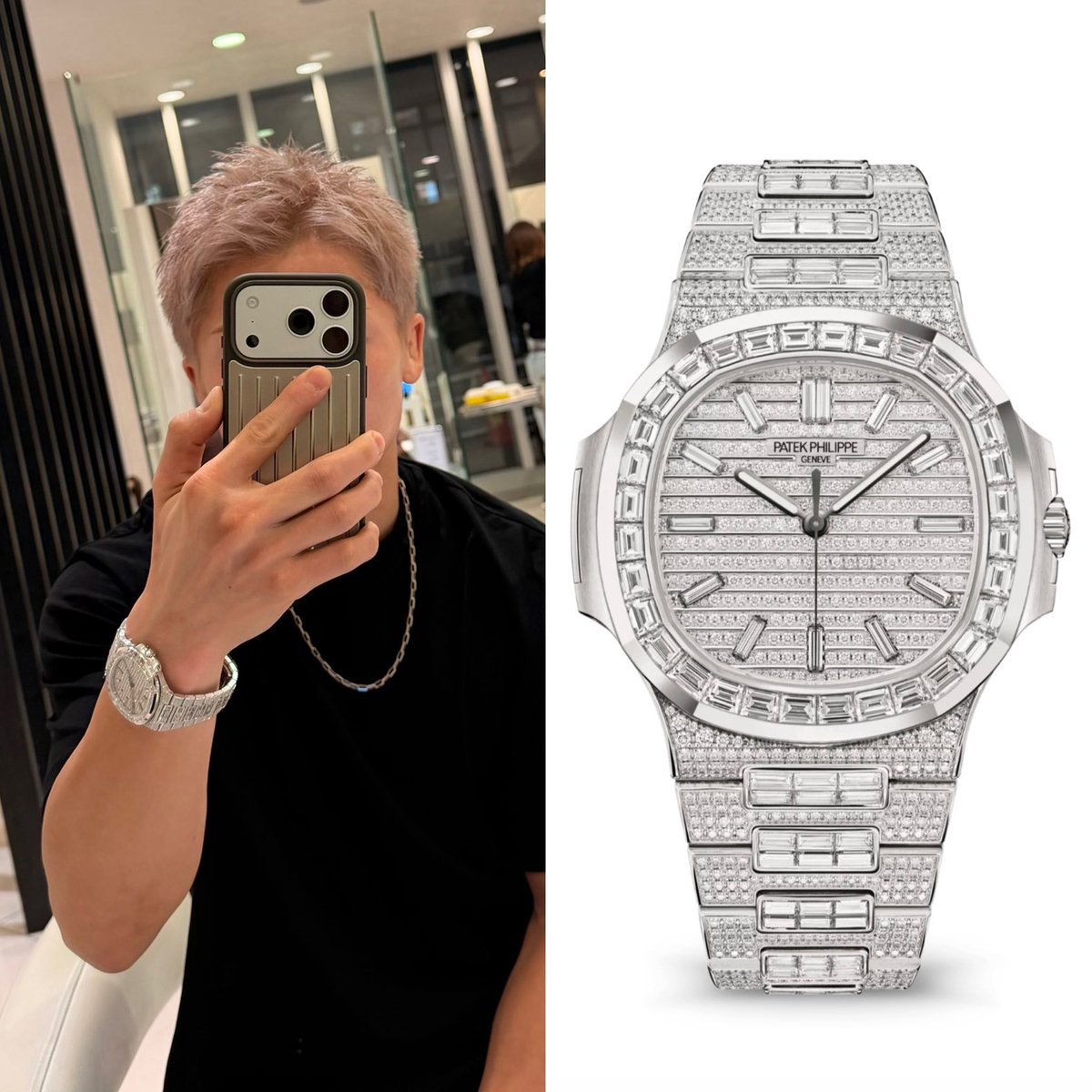 時計 Pattiya 井上尚弥 パテック・フィリップ ノーチラス 定価:約1億195万円