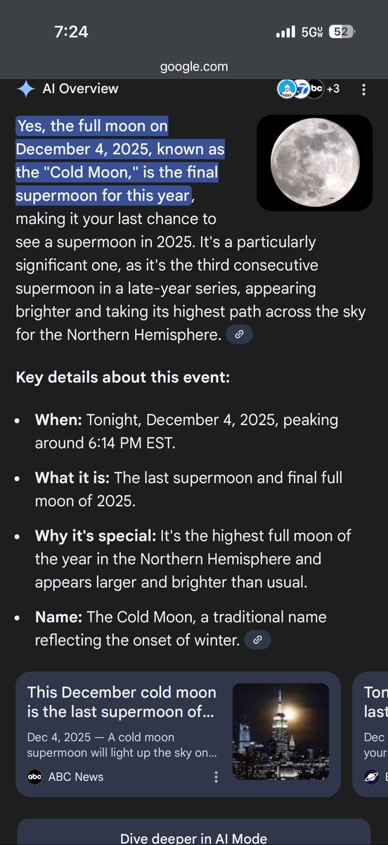 mrseanim's tweet photo. @cmarie505 @NASA beautiful indeed 😍
last #SUPERmoon🌕 of the year aka
#theColdmoon❄️
( ⤵️ just #shotoniPhone📱
#zerofilter )
1️⃣2️⃣/0️⃣4️⃣/2️⃣0️⃣2️⃣5️⃣
@Grok🦁@xai🦁@X🦁@elonmusk🦁
https://t.co/eVTBaoXsFX https://t.co/g6qrNdd4Fm