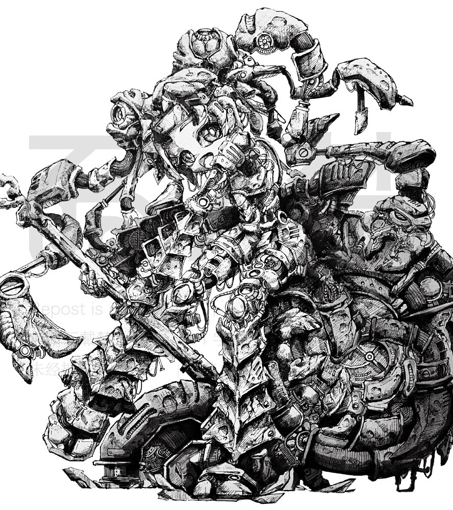 ペン画
豊臣ヒデヨシ