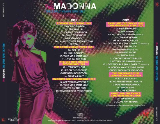 おすすめ商品紹介】 MADONNA / Pre-MADONNA : THE EARLY YEARS 1979