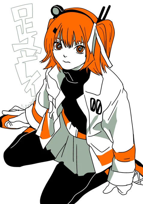 曲が良すぎたので衝動的に落書きしましたが、インカムを描き忘れたことに今気づきました。衝動で行動するとそういうことになりがち…(お許しを…)