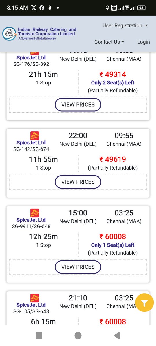 Atrocious! It is understandable that other airlines will profiteer when Indigo cancels flights. Shameful that Indigo itself is trying to  rob by hiking the price of tickets on available, but not guaranteed to fly flights. Shame on you <a href="/IndiGo6E/">IndiGo</a> Take action <a href="/MoCA_GoI/">MoCA_GoI</a> <a href="/RamMNK/">Ram Mohan Naidu Kinjarapu</a>