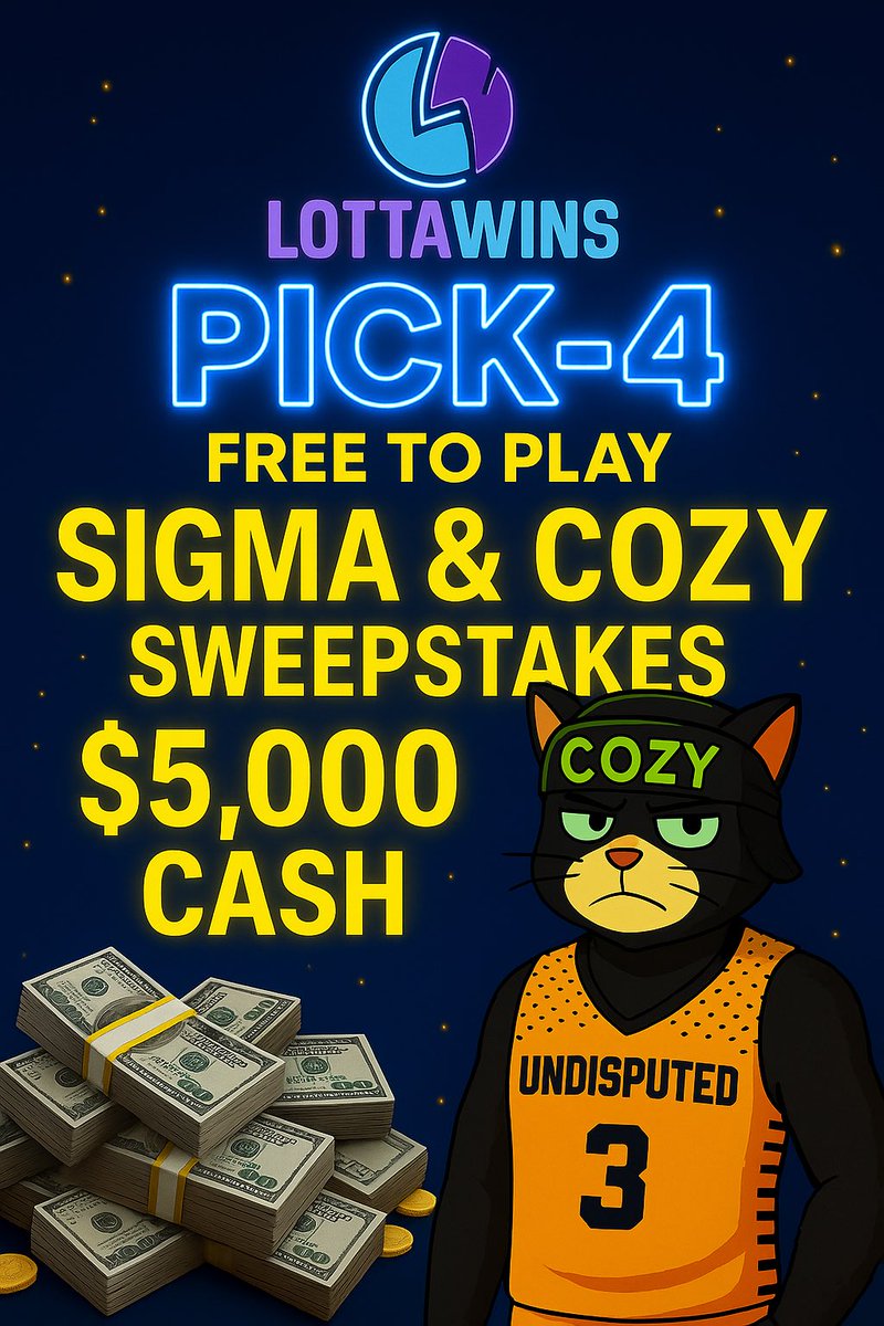 SEND IT!!!!! Download Lottawins on IOS/ ANDROID and pick 4 numbers (1-25) for a chance at $5,000. Free to play  <a href="/Zenwarrior113/">Zen 👨‍🚀</a> <a href="/lainylainylny/">lainy</a> 

Drawings is tomm at 7pm pst. I will be picking the numbers on LIVESTREAM