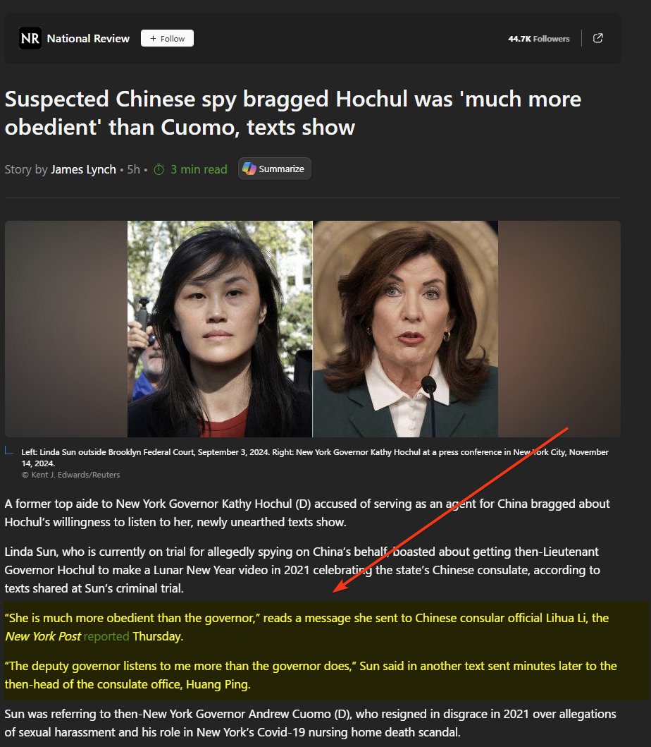 msn.com/en-us/news/wor…

So <a href="/GovKathyHochul/">Governor Kathy Hochul</a> is "much more obedient" to Chinese spies.