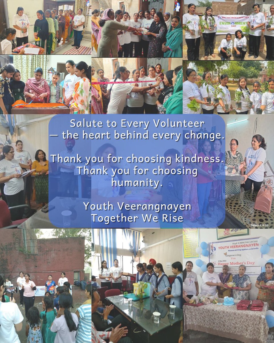 Yveerangnayen's tweet photo. Celebrating every volunteer who stands for service and change.
Their dedication brings hope to every community they touch.
Youth Veerangnayen—united in purpose, rising together.
#internationalvolunteerday #VolunteerDay #volunteers #YouthVeerangnayen #EmpoweringU #WomenEmpowerment https://t.co/grXr42yRgk