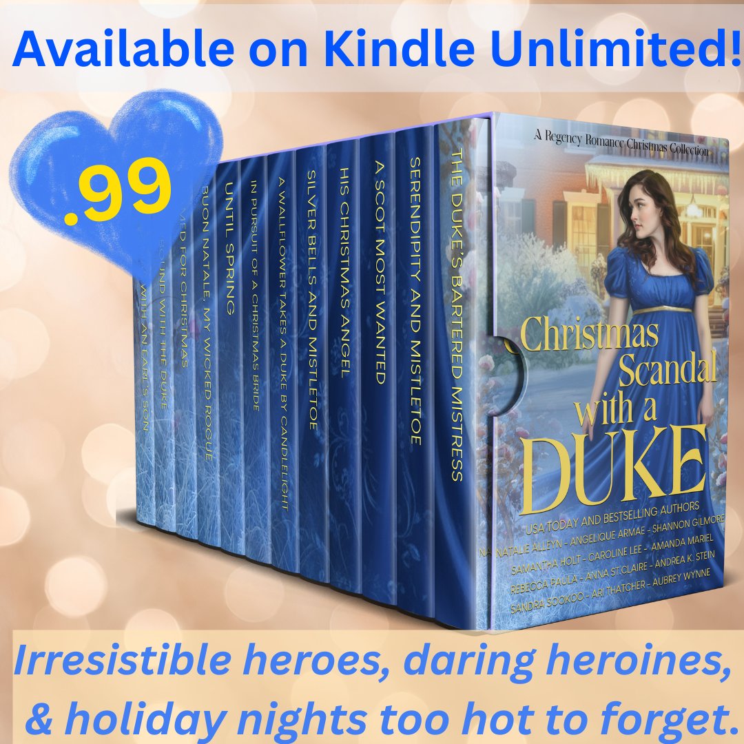 ♥️Step back in time where passion sparks under the mistletoe &amp; reputations are on the line. 
12 Steamy HistRoms for .99
Perfect for readers who like their #historicalromance with a touch of scandal—&amp; plenty of heat.
amazon.com/Christmas-Scan…