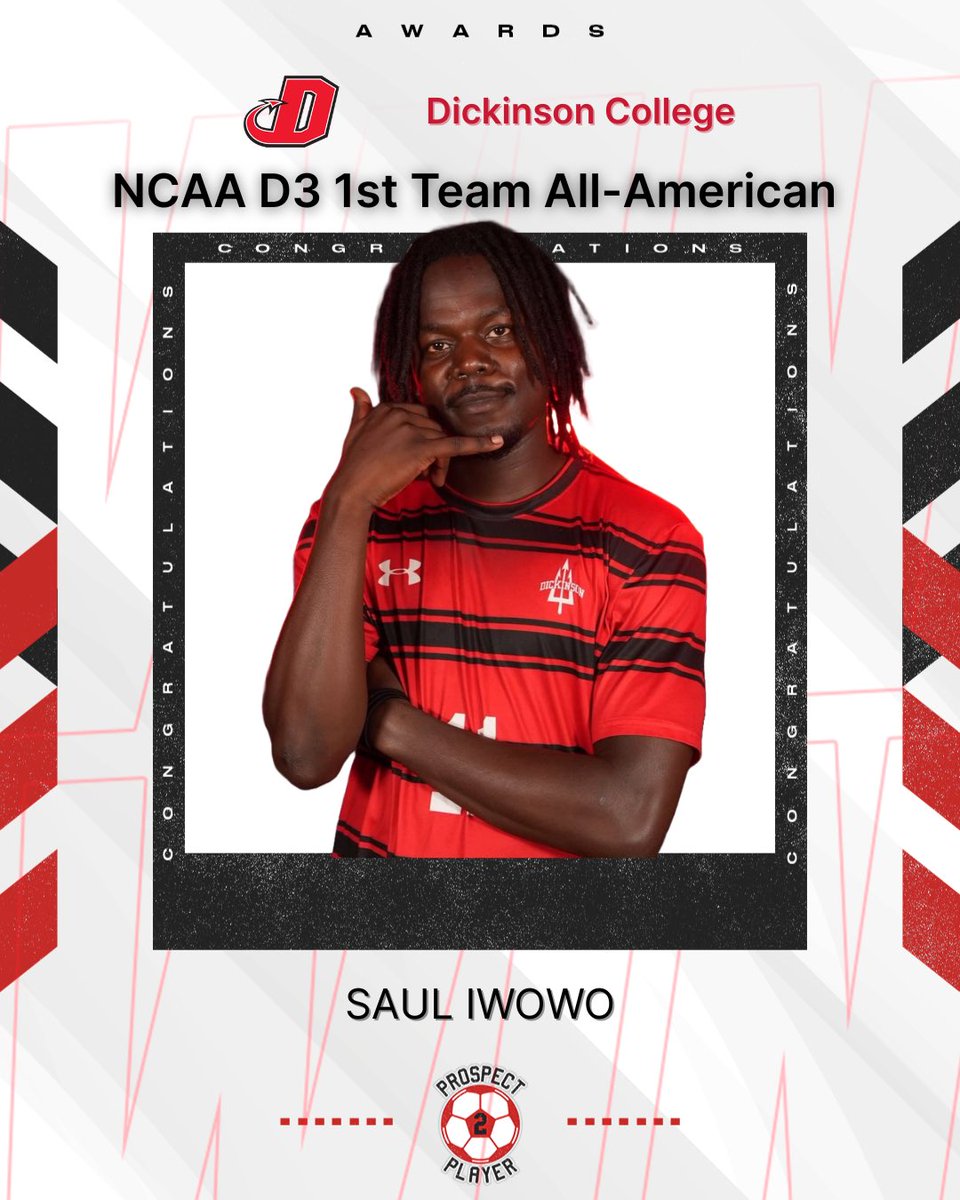 Congratulations to client Saul Iwowo on being named an NCAA D3 First Team All-American 🏅