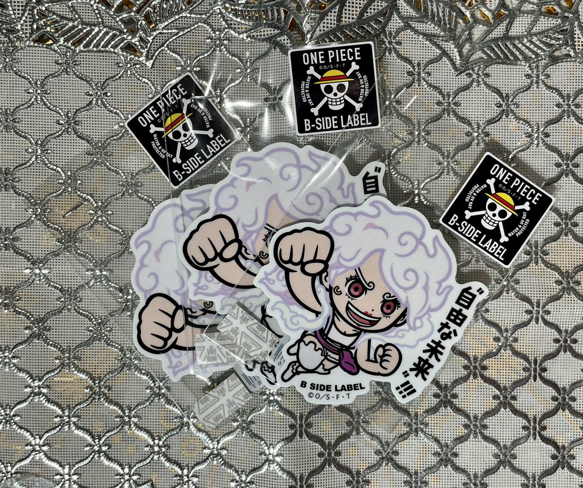 新商品】 B-SIDE LABEL ステッカー 『ONE PIECE』コラボレーション