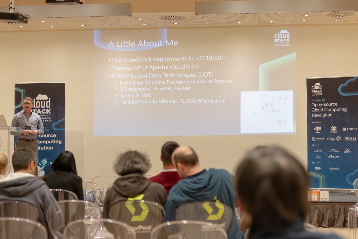 CloudStack's tweet image. #CloudStackCollabRecap! Simon Weller explains how cloud providers can move from a simple provider to a strategic partner by using CloudStack’s flexibility to differentiate beyond price and innovate in service delivery and customer support.  

Subscribe! 
👉cloudstack.short.gy/uJ1Z8H