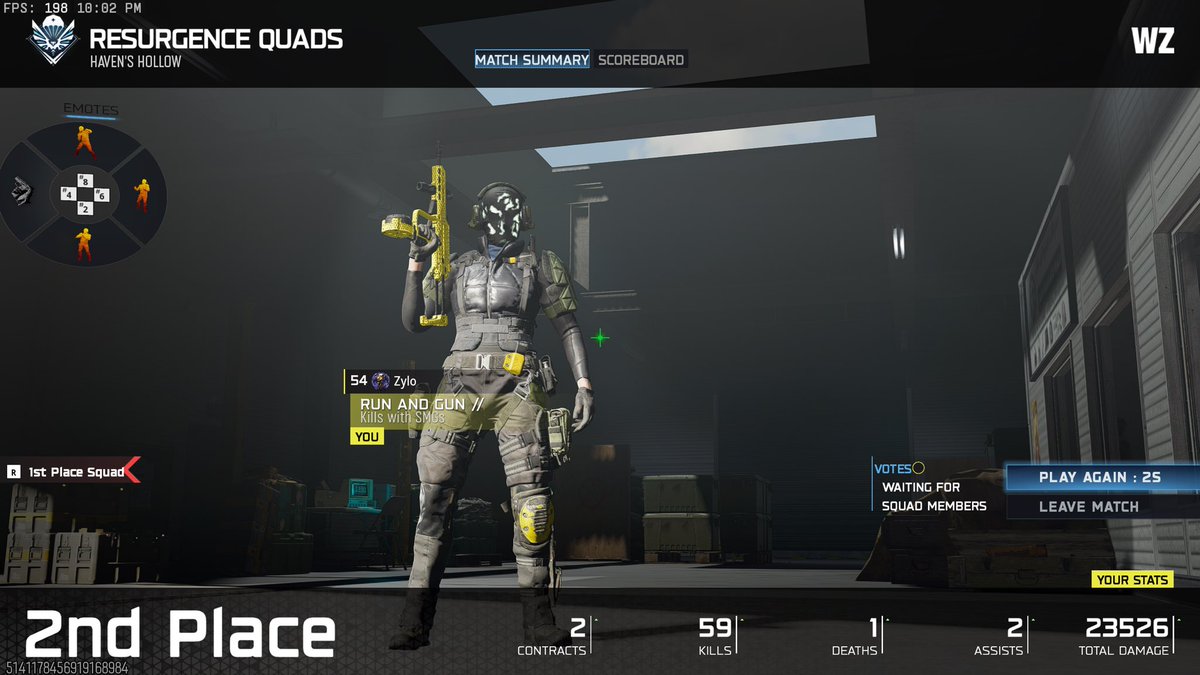 GabeKuun's tweet image. Haven’s Hollow Solo Vs Squads World Record . Trolled a 63 died to the last team lol #Bo7 #Warzone