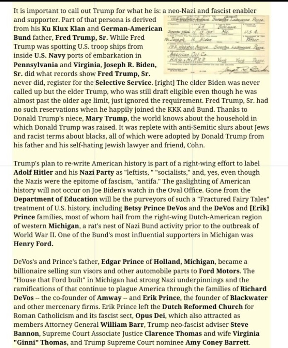 They're all aware and still do it🫤 Regarding labeling opponents terrorists and enemies JUST AS HITLER DID. Exact Template to provoke a Civil WAR against 75M armed citizens who they plan to attack. Setting the stage to attack citizens because they refuse to BOW. STILL IN OFFICE🫣