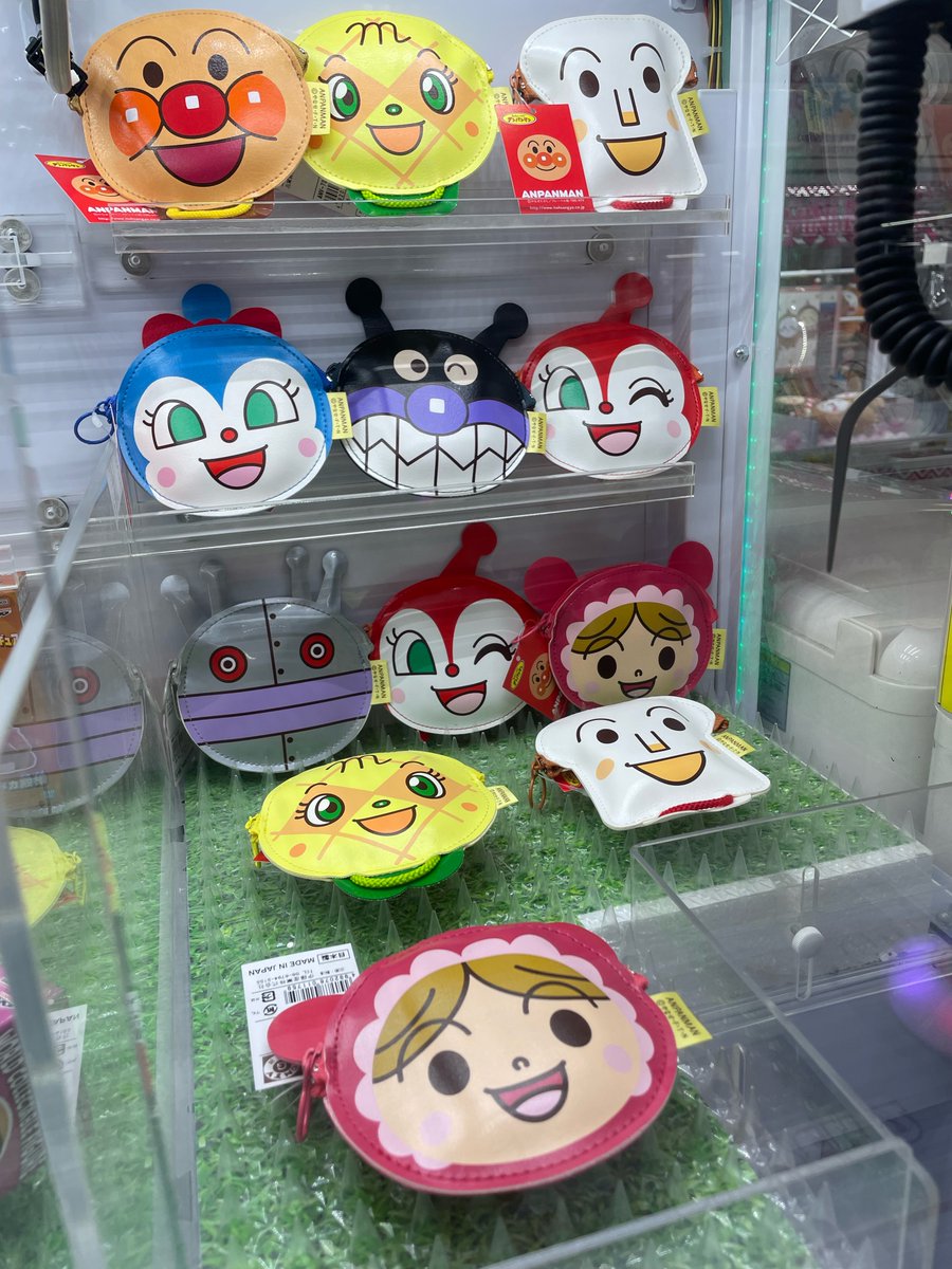 マンガ倉庫加納店アソビバ景品入荷情報です！ ・アンパンマン コインパース 【全８種】 入荷いたしました！ ＃マンガ倉庫加納店 #アンパンマン #コイン パース