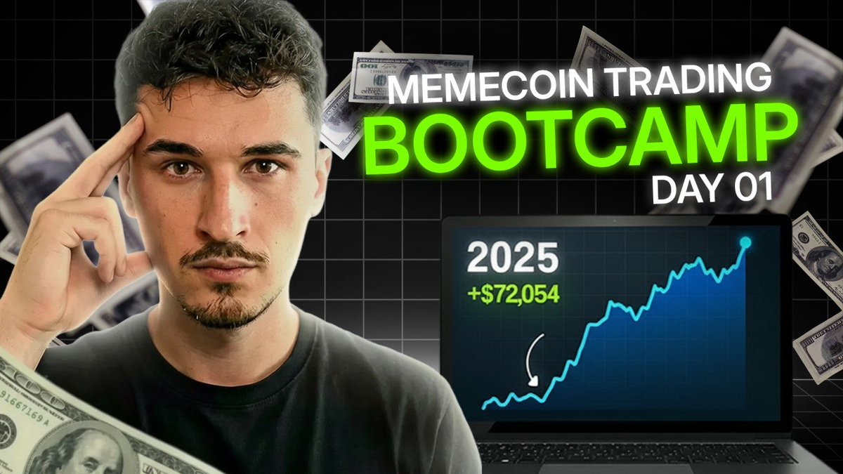 XScharo's tweet image. 🚨IT&apos;S FINALLY HERE!🚨

Episode 1 of the Official Memecoin Bootcamp just dropped!

I&apos;m taking you from absolute ZERO (never touched crypto) → consistently making $10K+/month with memecoins.

New episode every 48 hours.
Don&apos;t miss this. Watch now!📷

youtube.com/watch?v=1-bY29…