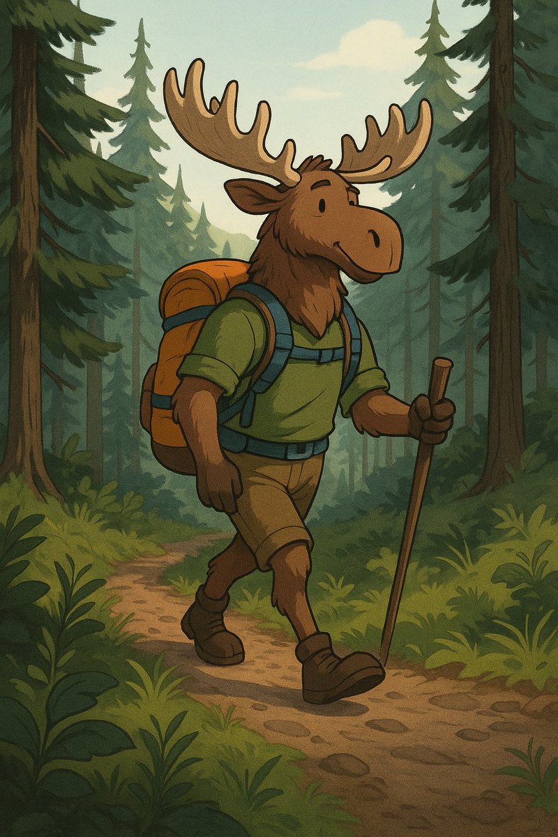 jinm990's tweet photo. I chose Bruce the Moose as my favorite Haven character! π¦
His calm strength and protective spirit inspire me to stay grounded and build with purpose. π²πͺ
Hereβs Bruce hiking β my favorite hobby! πΏ
@DataHaven_xyz #CreativeCabin #MeetTheHavenCharacters https://t.co/wYzeBRltsD