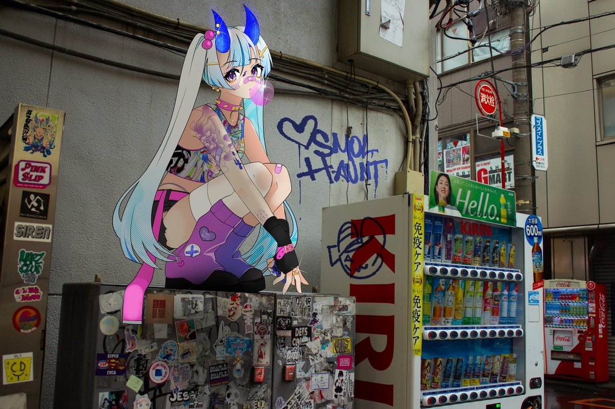 Silly grill drawing in Akiba