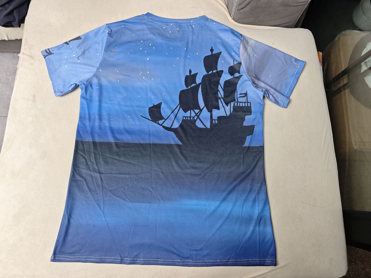 ericlin2017's tweet image. Sail into style 🌙🛳️
This full all-over print tee wraps your entire design around the shirt — sleeves included.
Bold colors, seamless artwork, limitless creativity.
Create yours 👉 ginifab.com/custom_t_shirt…
#AllOverPrint #CustomTShirt #AOPtshirt