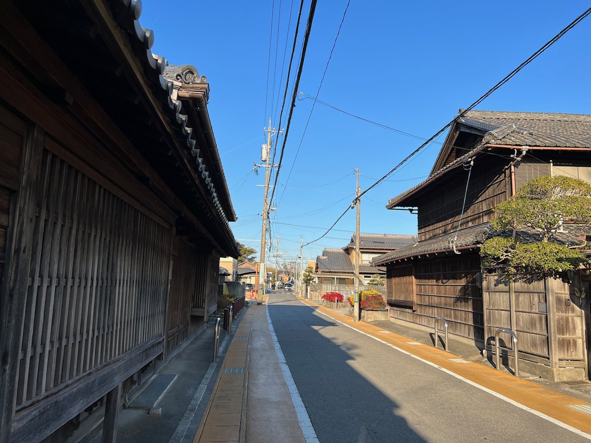 yaonyaosuke2's tweet image. 東海道 四日市宿。伊勢北部の行政の中心であり四のつく日に市が催されたことに由来する市場町。(2022.1)