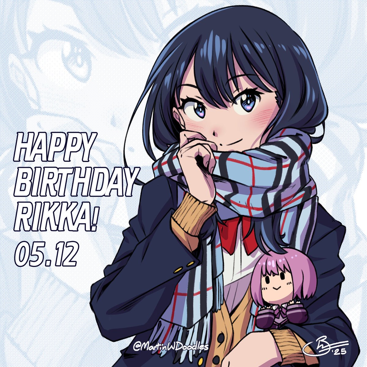 05.12
🔷HAPPY BIRTHDAY, RIKKA~!🔷
✨六花誕生日おめでとう～！✨
🎉🎉🎉
(First time drawing Rikka properly in 5 years. Forgive me. 🙇🙏)
#宝多六花生誕祭2025
#SSSS_GRIDMAN #GRIDMAN_UNIVERSE