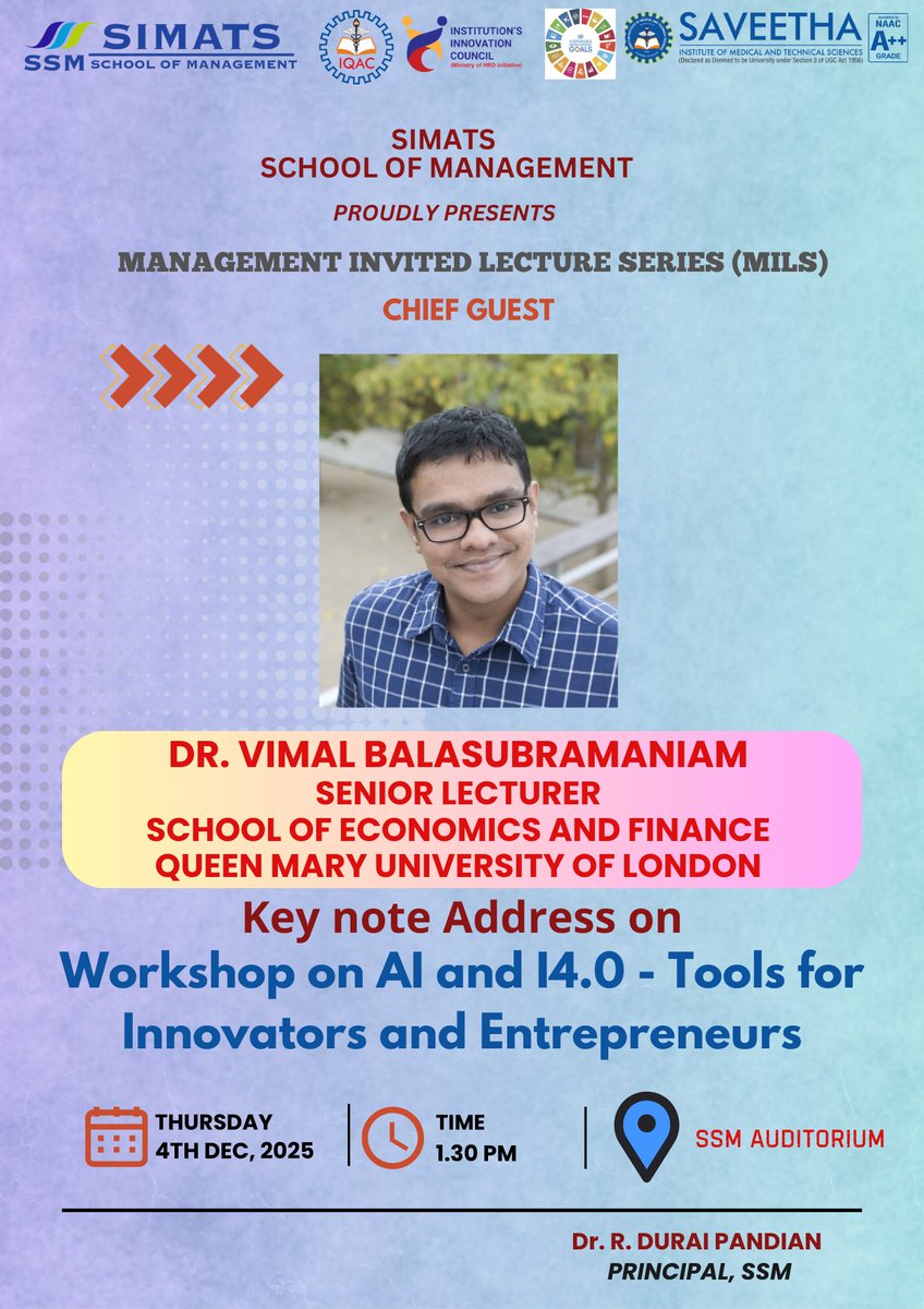 SIMATS INNOVATION CELL tweet media
