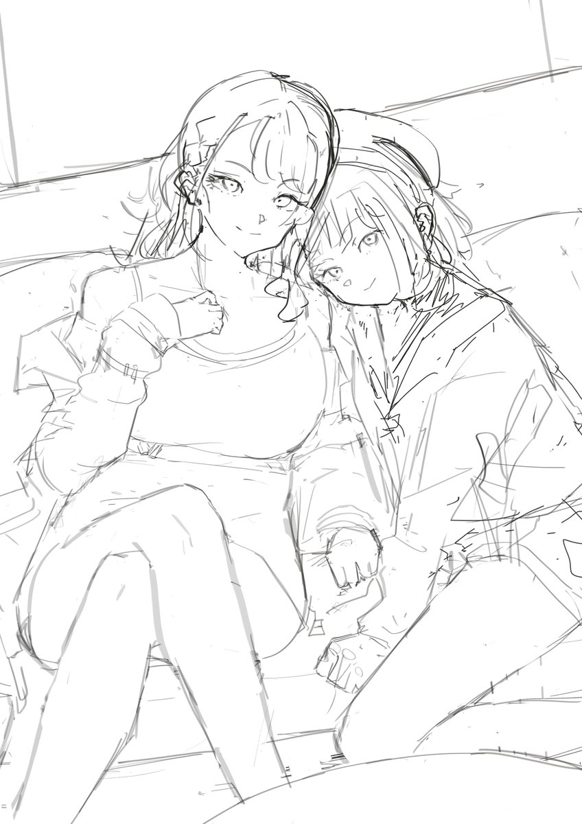 mito295151's tweet photo. イラフェスのラフです https://t.co/XFyJdouicB