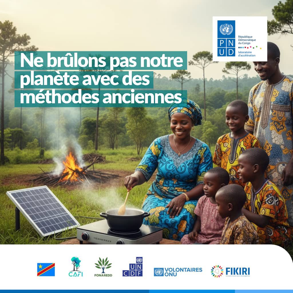 SwaniChristophe's tweet photo. Chaque ménage qui adopte une énergie propre, c’est un arbre sauvé 🌳, un souffle préservé 🌍.  
Cuisiner autrement, c’est protéger notre planète et nos générations futures. 
 
#CuissonPropre #ÉnergieVerte #RDC #DéveloppementDurable 

@UNCDF @PNUDRDC https://t.co/bxc3Jhnx4X