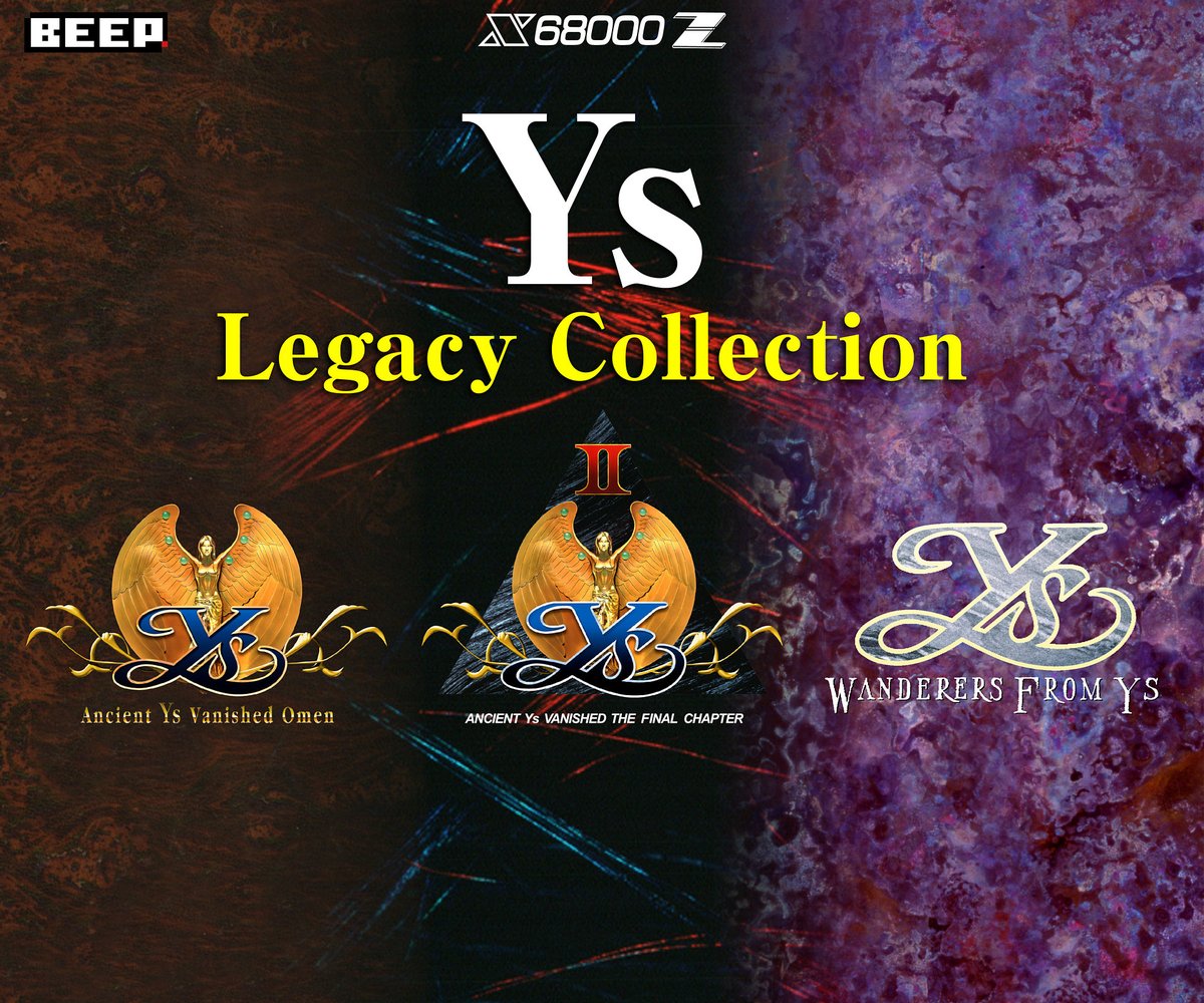SHARP X68000用 WANDERERS FROM YS 予約情報！] 《 Ys Legacy Collection ~Ys I&II&Ⅲ For X68000 Z