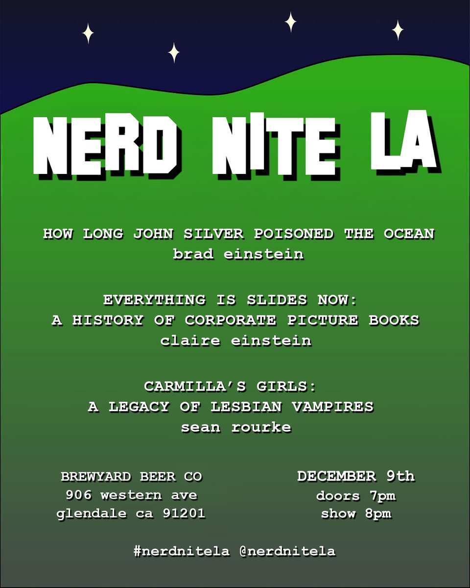 Nerd Nite LA 👓 tweet media