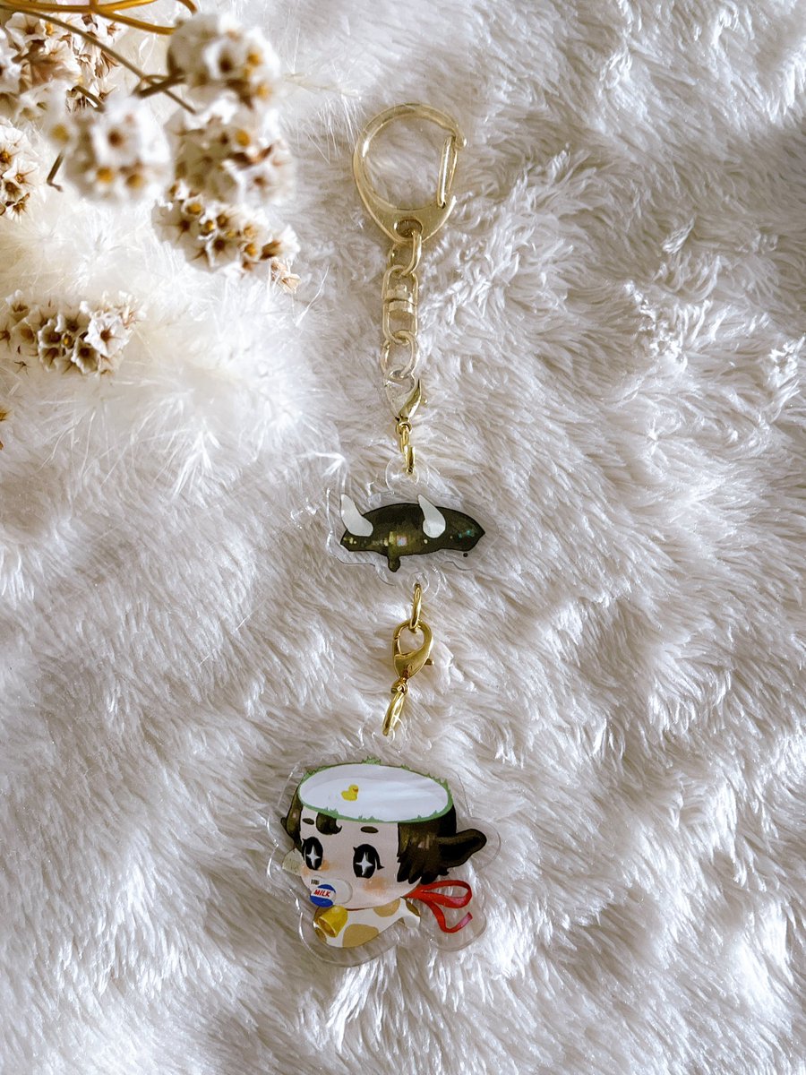 nooooooooon15's tweet photo. あたまパッカーンなアクリルキーホルダー届いたよ！！めちゃかわいいね❣️ https://t.co/uUP0zIoRNz