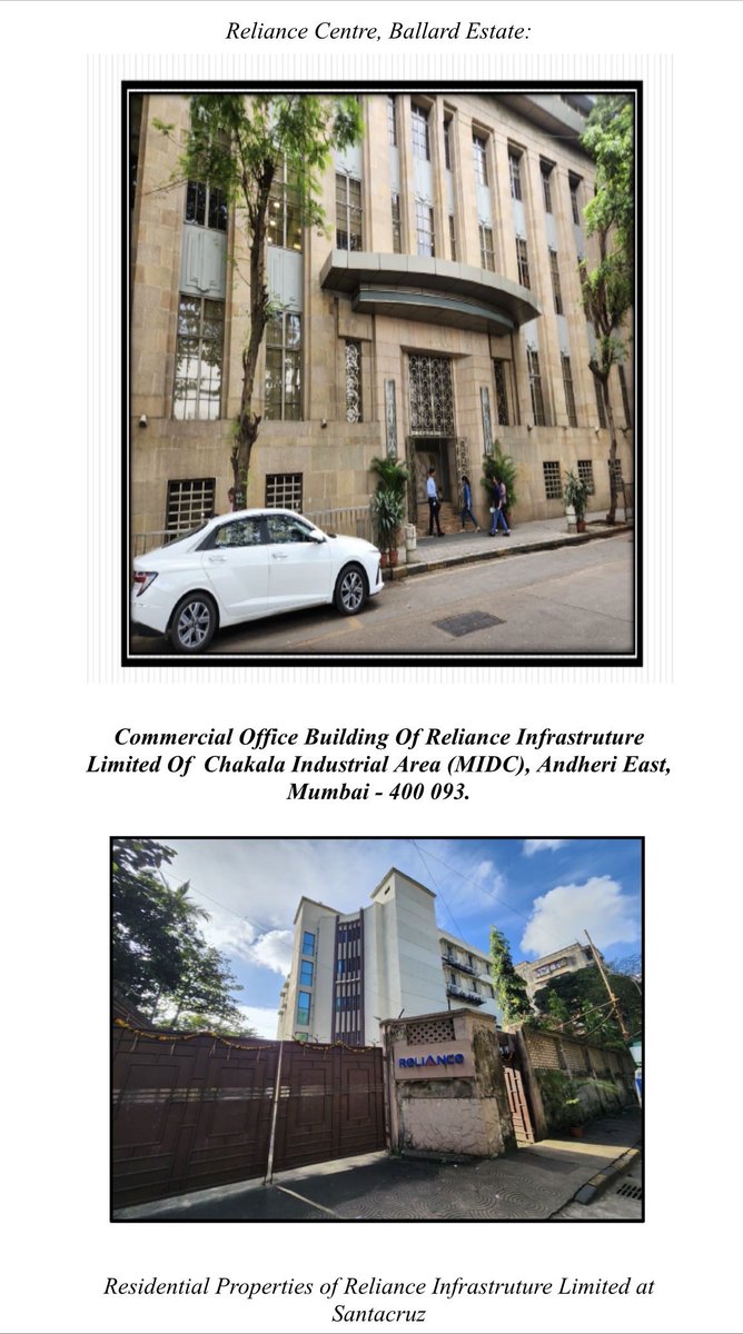 capt_ivane's tweet photo. Reliance Anil Ambani Group: Cumulative Group Attachment Reached ₹10,117 Crore.

ED provisionally attaches over 18 properties, Fixed Deposits, Bank Balance and Shareholding in Unqouted Investments of Reliance Anil Ambani Group worth ₹1,120 Crore in Reliance Home Finance Limited/Reliance Commercial Finance Limited/Yes Bank Fraud Case. 
7 properties of Reliance Infrastructure Limited, 2 properties of Reliance Power Limited, 9 properties of Reliance Value Service Private Limited, Fixed Deposits in the name of Reliance Value Service Private Limited, Reliance Venture Asset Management Private Limited, M/s Phi Management Solutions Private Limited , M/s Adhar Property Consultancy Pvt Ltd:, M/s Gamesa Investment Management Private Limited and Further Investments made in Unquoted Investment by Reliance Venture Asset Management Private Limited and M/s Phi Management Solutions Private Limitedattached.