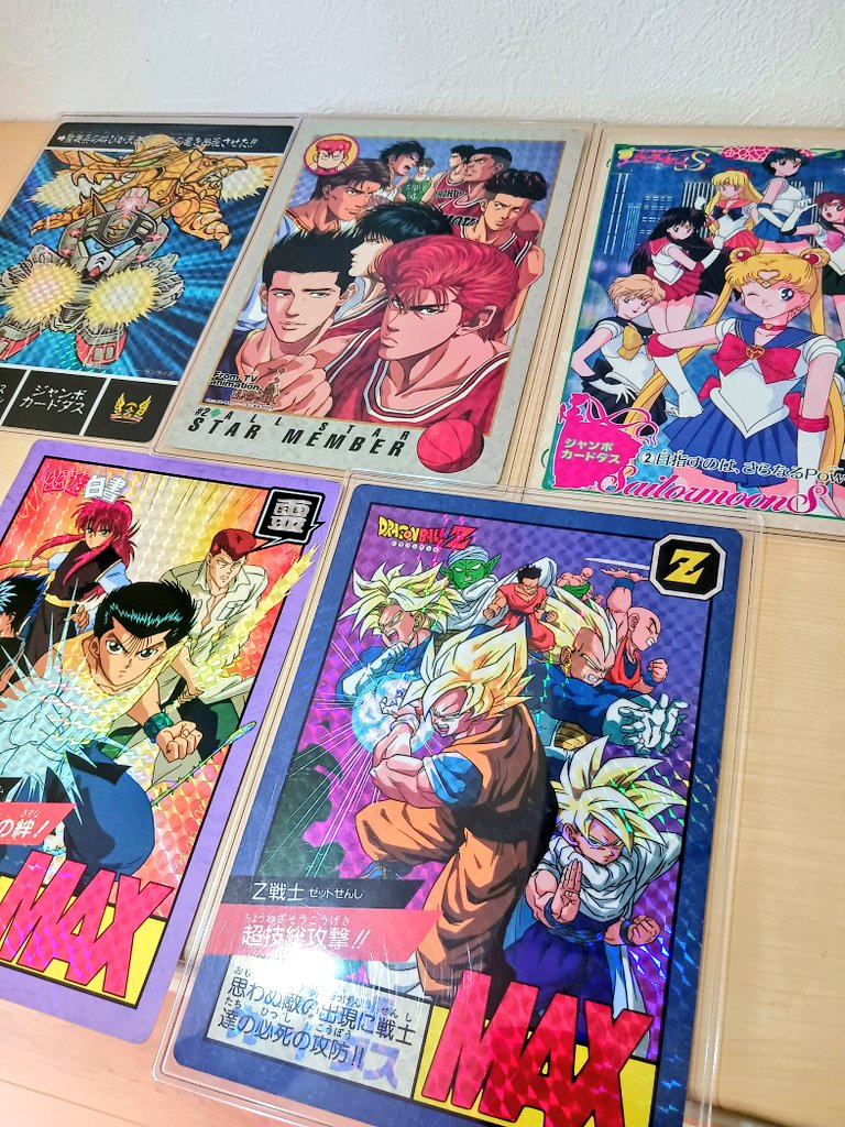 最近ジャンボカードダスを買い足しました🙋🏻‍♂️ この感じ良きです