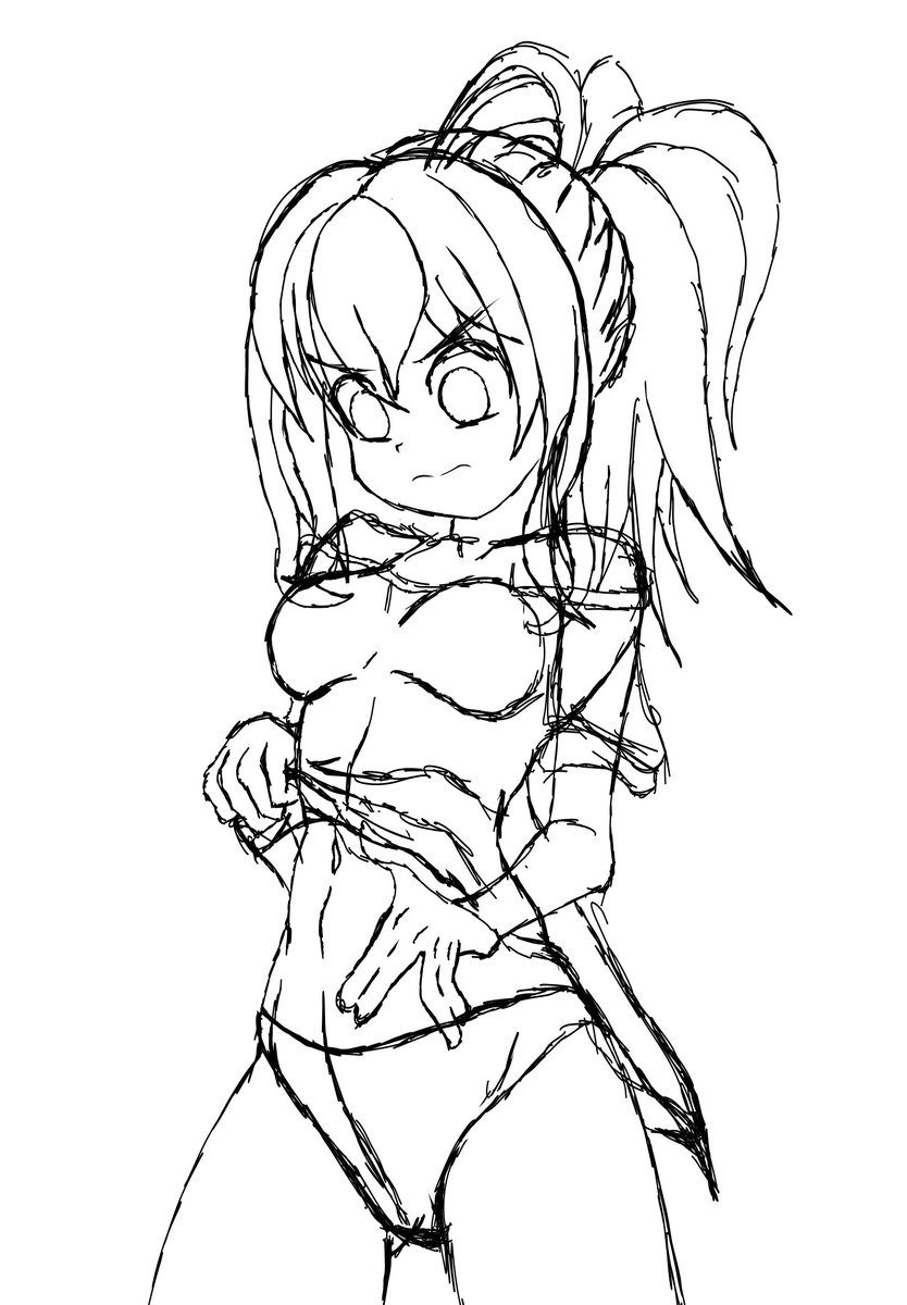 clockoco's tweet image. Hurt my wrist a bit a while ago and gotta remember how to draw again… and this is what I decided to start with lol