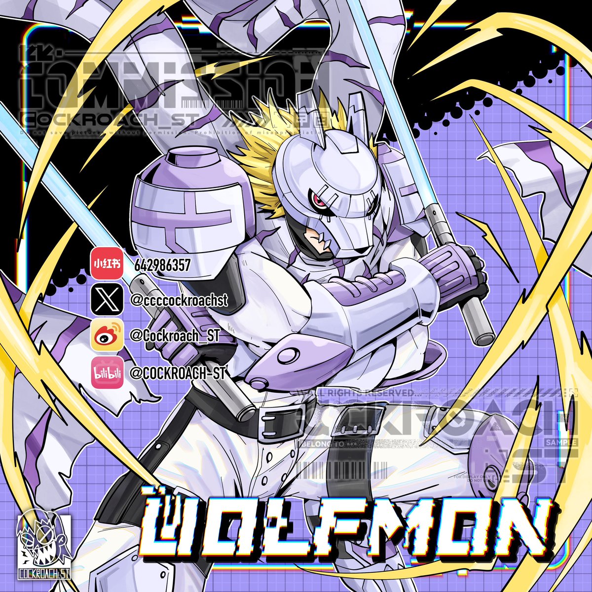 ccccockroachst's tweet image. wolfmon