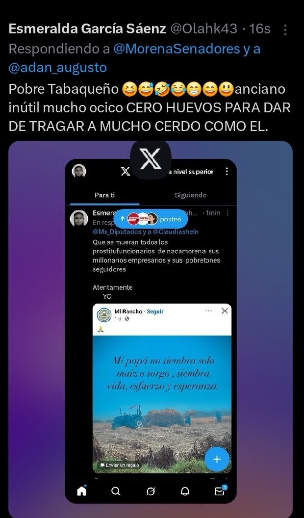 Olahk43's tweet photo. @azucenau Ojalá que la asesinen a la inútil basura y no regrese nunca https://t.co/we5cQxKOvC