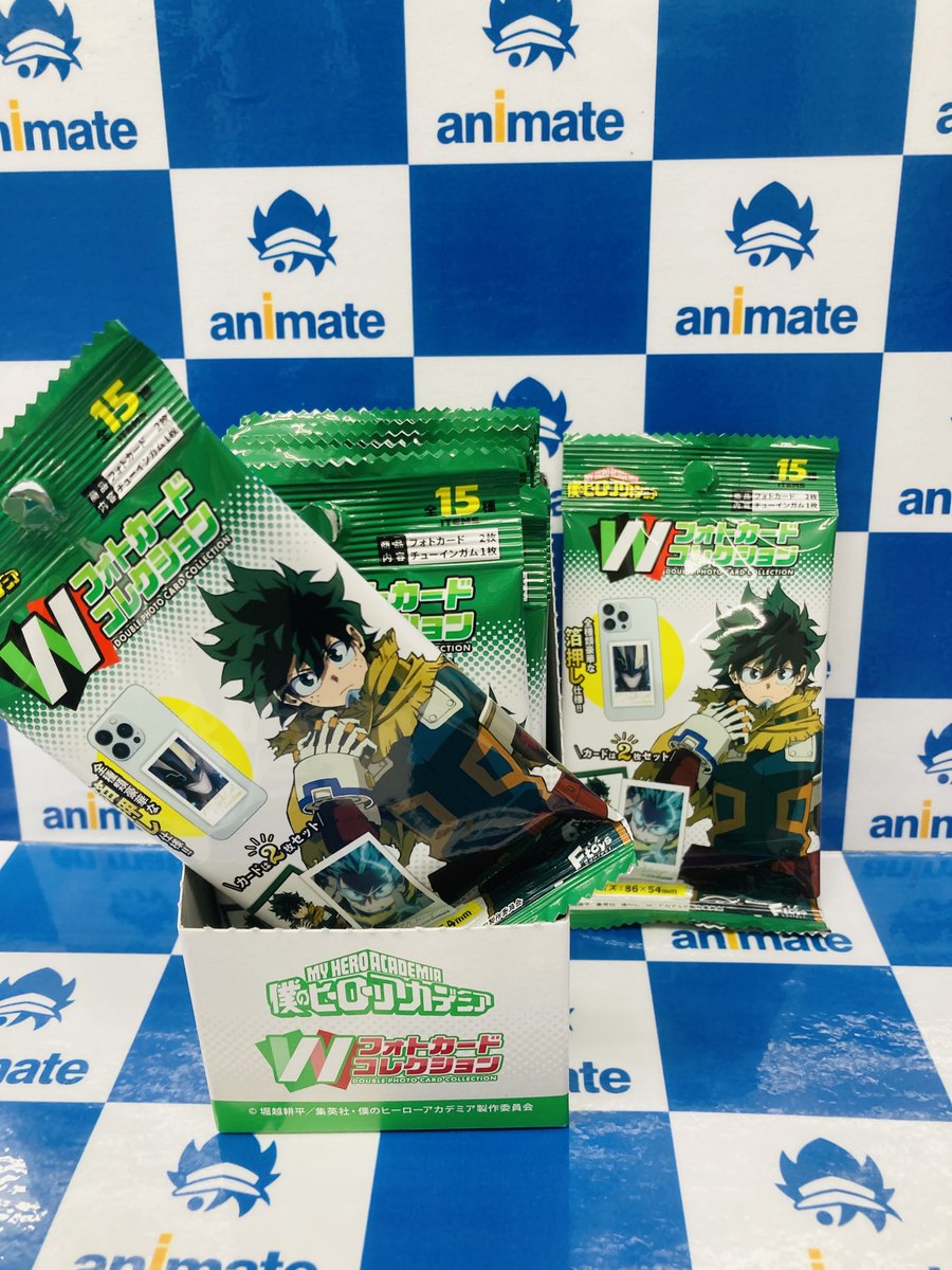 グッズ入荷情報】 「僕のヒーローアカデミア Wフォトカード