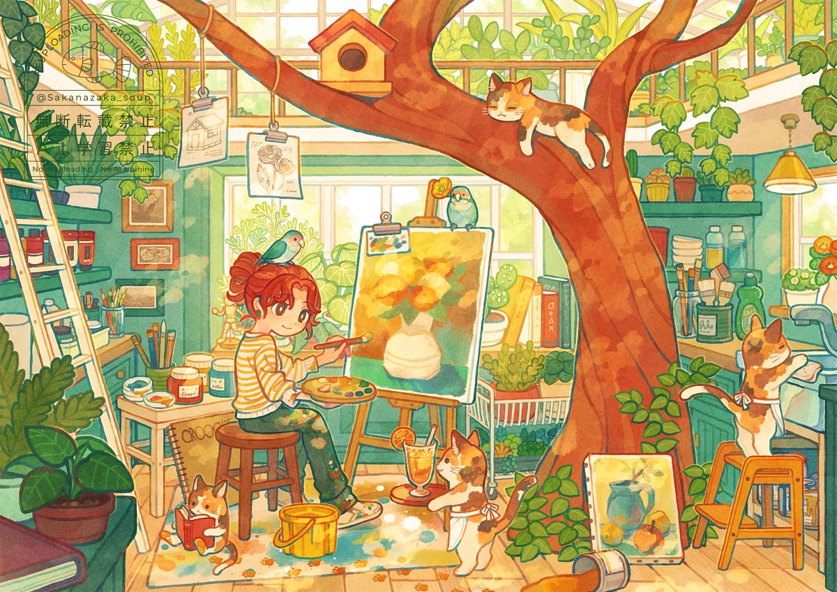 sakanazaka_soup's tweet photo. #ごちゃ絵の日 https://t.co/Wse4p9eD7Z