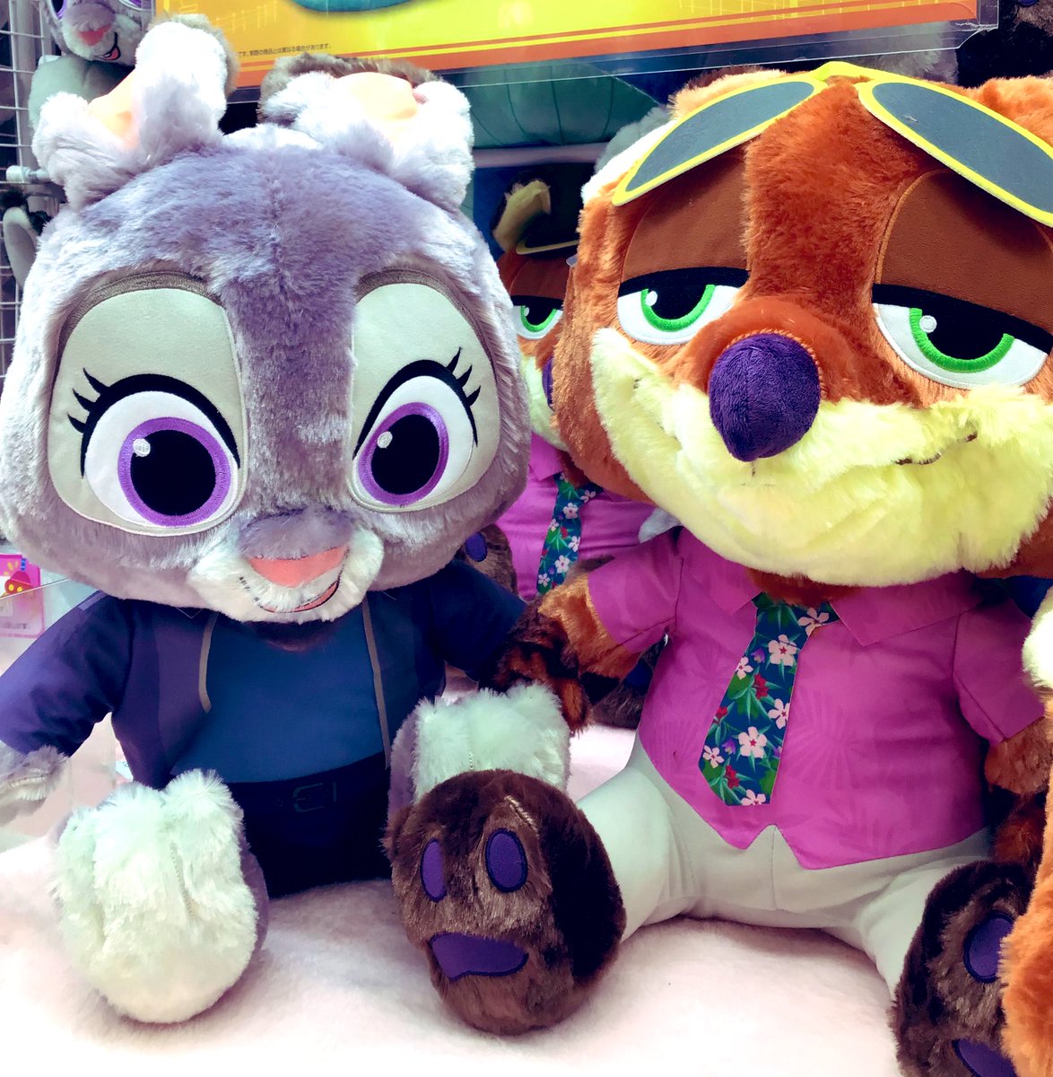 ズートピア2 ラージ ぬいぐるみ 4つセット プライズ情報】ズートピア2