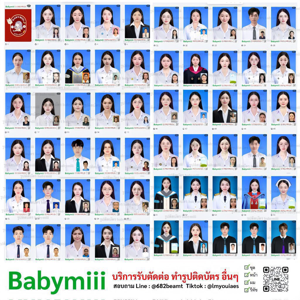 T11345725's tweet photo. ✅รับทำรูปติดบัตร ✿ 𓂃 🎀
      ⚠️ได้งานเร็วรับงานเร่ง‼️

ชุดครุย | ชุดนักศึกษา | ชุดสมัครงาน | ชุดราชการ | อื่น ๆ

มารับคิวกันน้า/คิวว่าง✅
สอบถามได้ค้าบ
https://t.co/0OHCsAvbHo
#รับทำการบ้าน https://t.co/AV7DKI8eN0