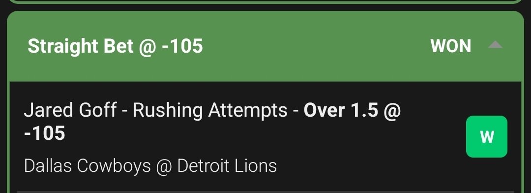 The_PayWindow's tweet image. Gibbs 2 TDs +260
Williams + Gibbs ATD +140
Goff o1.5 Rush ATT -105

Cash them all! Tickets heading to #ThePayWindow