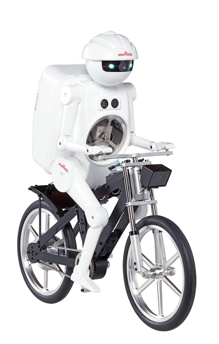 12/14（日）に、㈱村田製作所の技術が詰まった自転車型ロボット