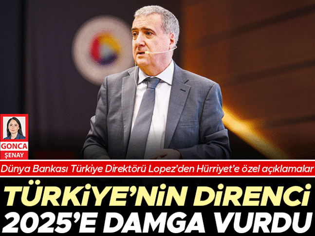 Dünya Bankası Türkiye Direktörü Lopez’den Hürriyet’e özel açıklamalar: Türkiye’nin direnci 2025’e damga vurdu

🖊️<a href="/GoncaSenay/">Gonca Senay</a> haberi...

bigpara.hurriyet.com.tr/haberler/ekono…