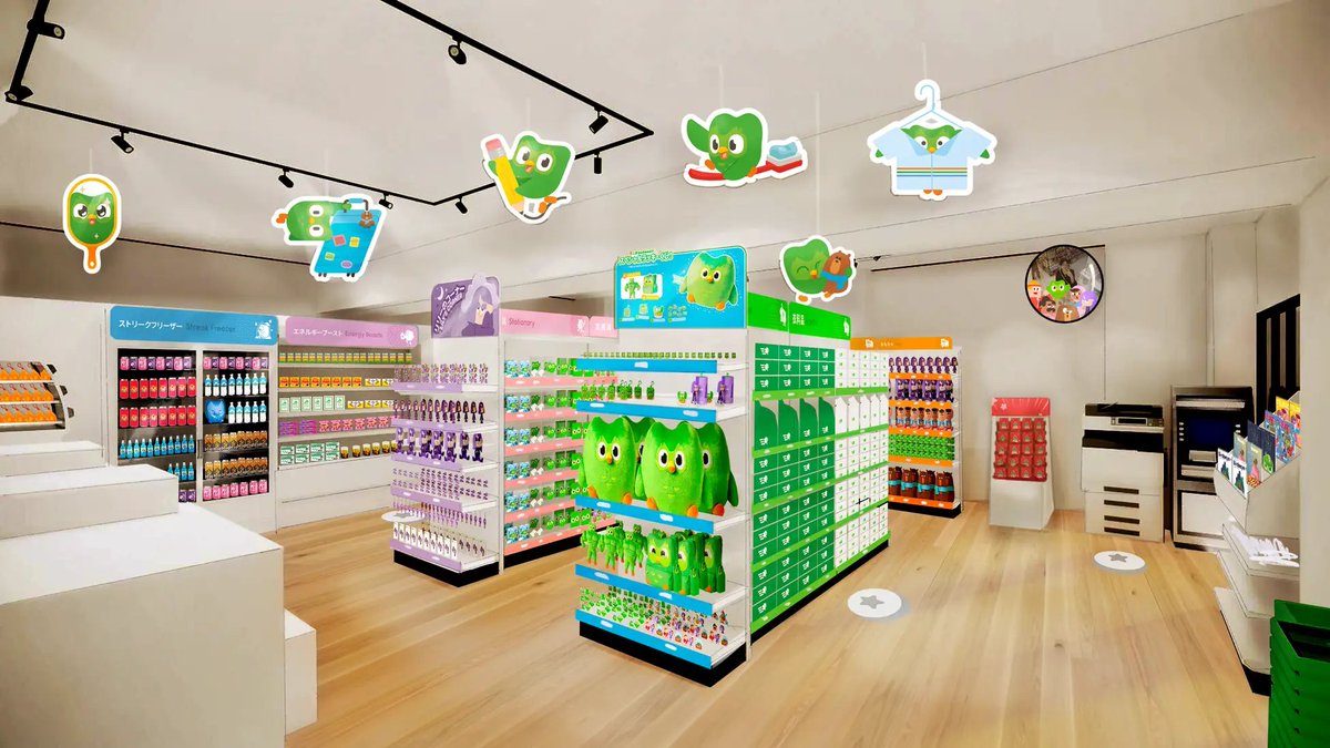 Duolingo初の日本開催ポップアップ、詳細情報を解禁しました！
DUOMART限定グッズも盛りだくさんなので、ぜひチェック＆遊びに来てください！