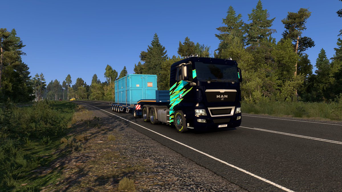 Jbsnake_'s tweet photo. Wrapped up the Nordic Horizons event—nothing beats hauling through the north. 🇳🇴🇸🇪 🇫🇮 
@SCSsoftware 
#CruisingNordicHorizons 
#ets2 https://t.co/97a0iGuQRr