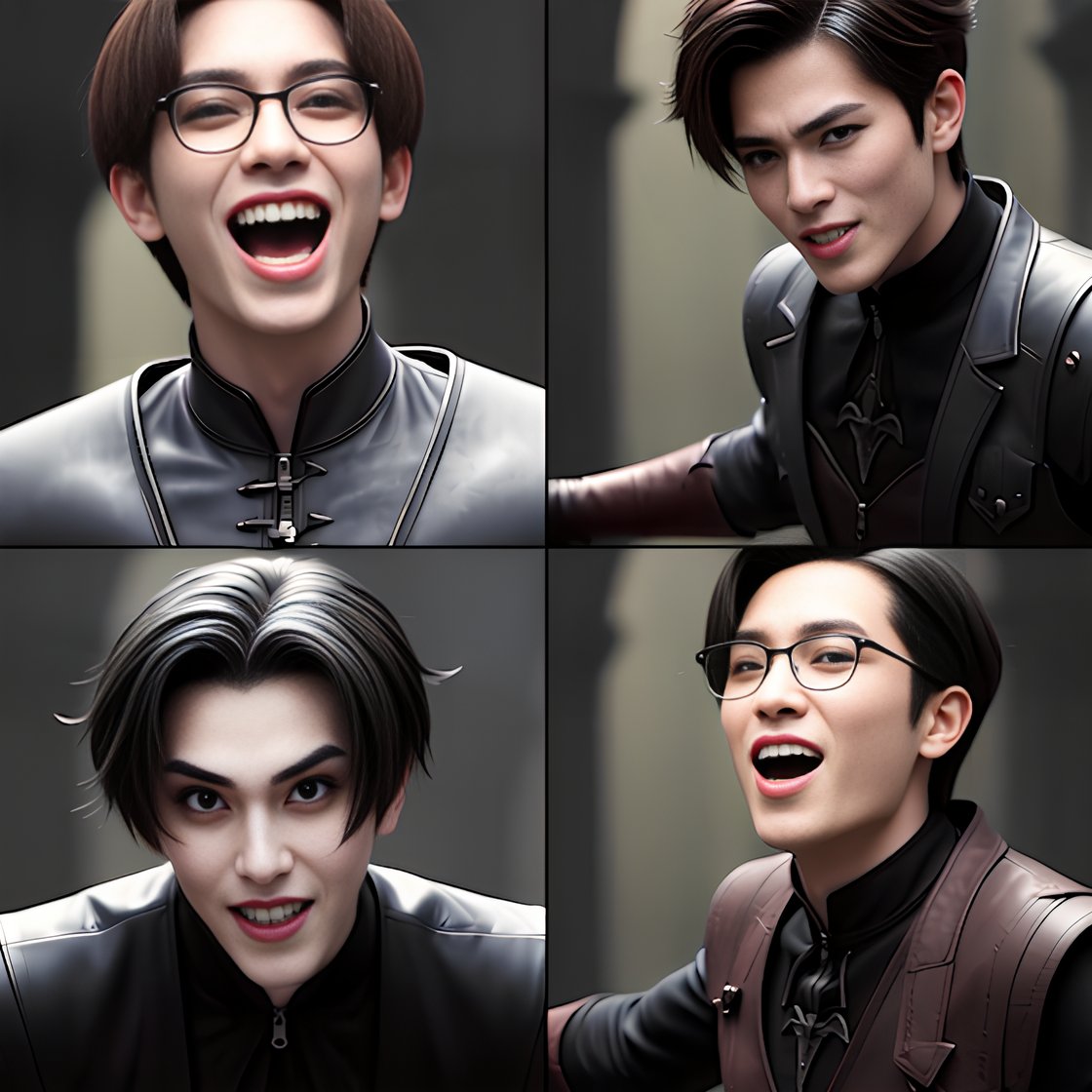 PhantasyUnderg1's tweet image. It's me, Maxzel — as promised — #secrets #music

"Listen to them… Children of the Night. What music they make." 
—Recognize this? Then you know the dark coming. 

The undying members of We Are the Nocturn. 
Top: Eojin, Jahee
 Below: Bamrin, Guiyoung 

 They want you to #VampOut