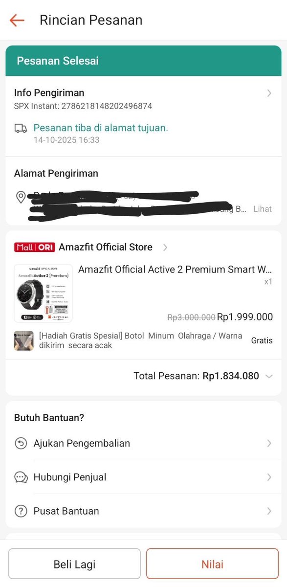 srunama's tweet photo. WTS Amazfit Active 2 Premium Version

Include
- 3 Hardcase Layar
- 3 Strap

Kondisi masih bagus, nominus, baru beli di bulan Oktober, dijual karena mau upgrade ke jam digital lain, untuk harga 1.7k 

#wts #wtb #amazfit #smartwatch https://t.co/CZkQRVokIF